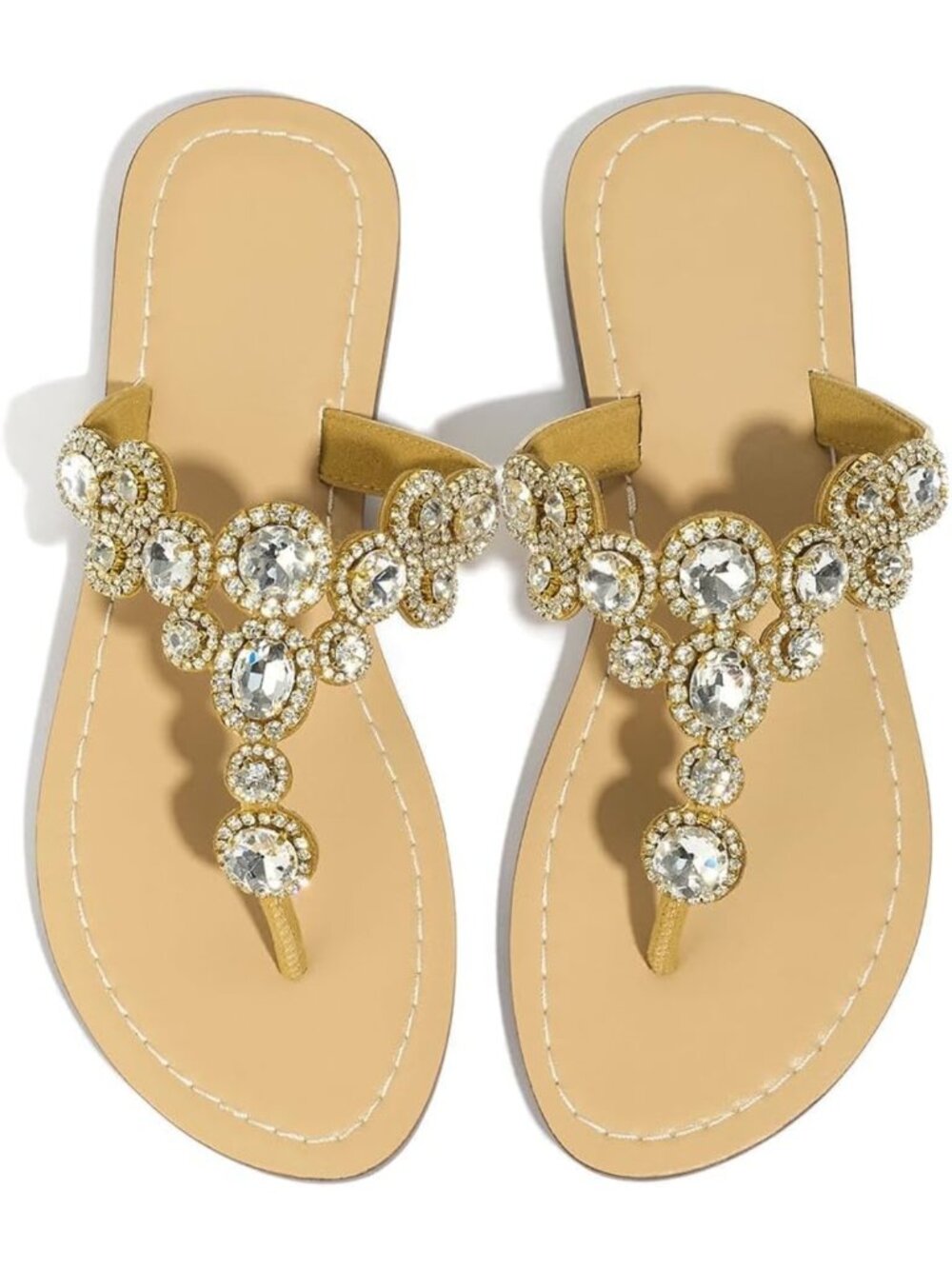Sparkly Rhinestone Flip Flops for Women | Stylish Summer Sandals